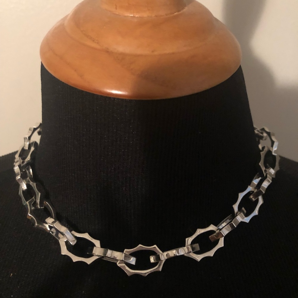 Botkier silver collar necklace